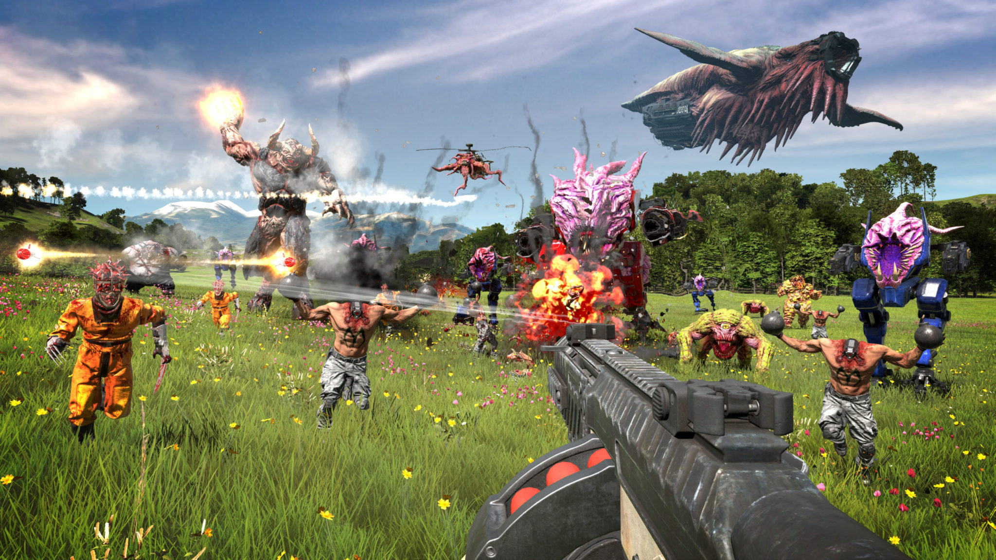 serious sam 4 melee large enemies